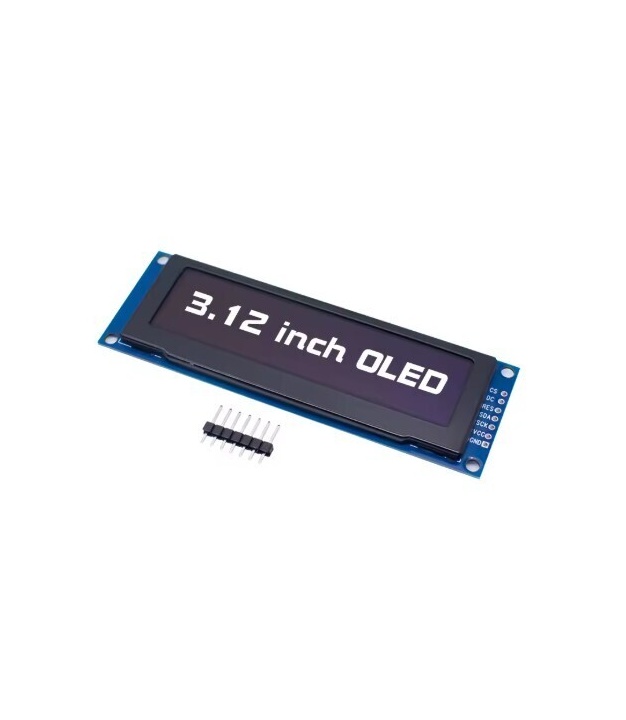 3.12 inch OLED White Character Display Module 7Pins