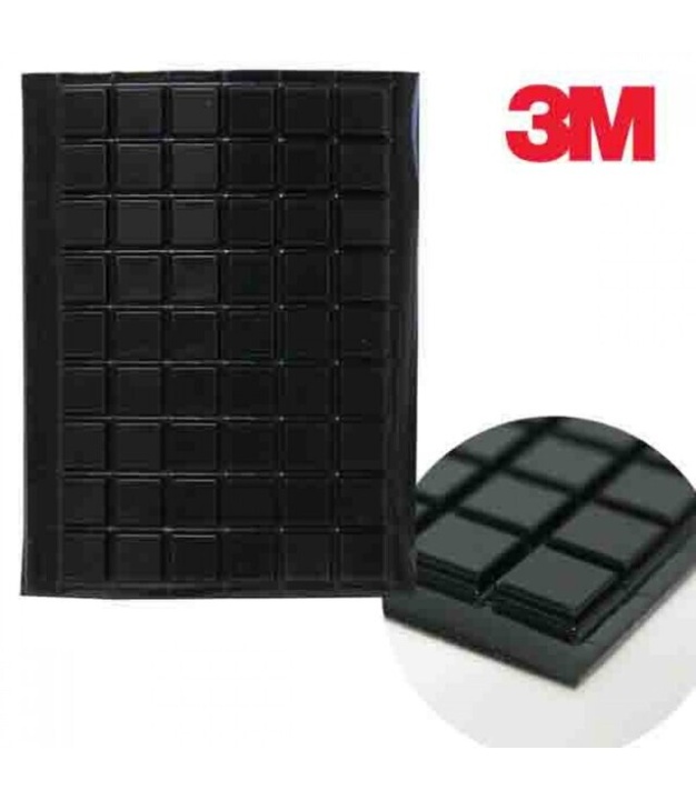 3M SJ-5007 Rubber Feet Black 54pcs/Block Size 10.4MMx2.5MM for Enclosure