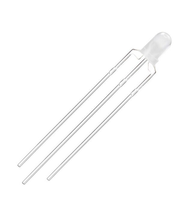 Bi-color LED Red/Green 3mm Common Cathode 
