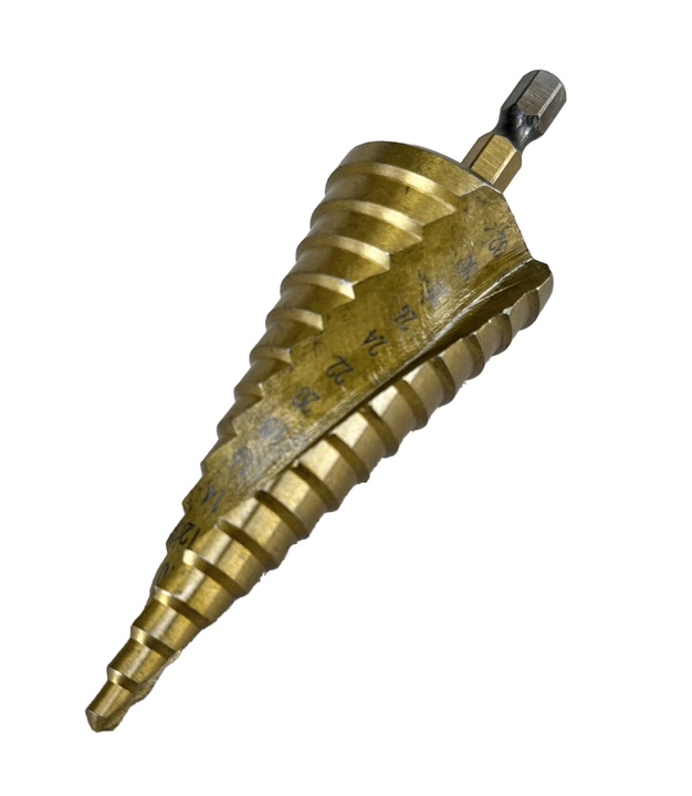 4-32mm Step Bit Drill Spiral for Drilling Enclosures