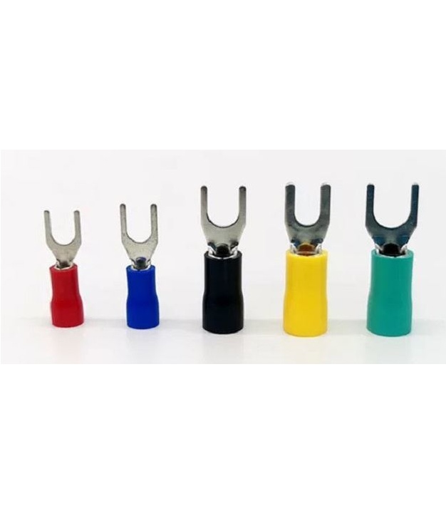 Y Type Crimp Terminal Red Size 0.5mm² to 1.5mm²