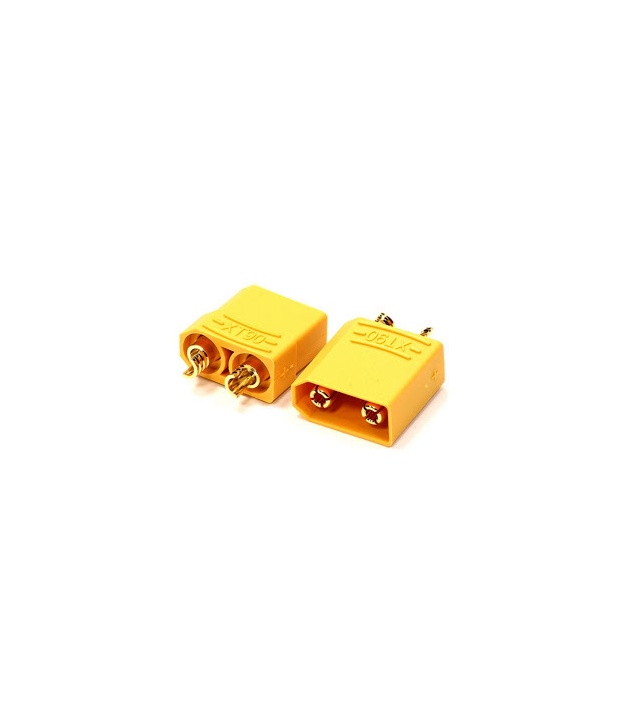 XT-90 Male Bullet Connector Plug Gold Plated