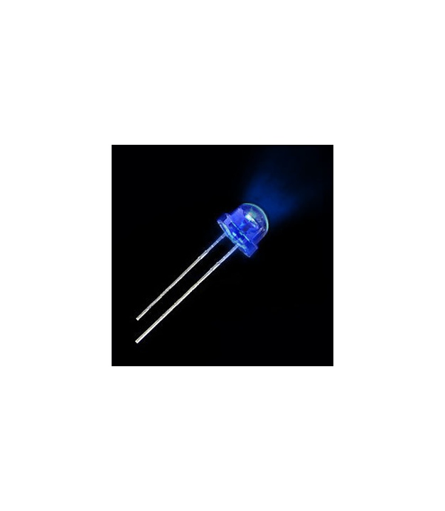 LED 4.8mm Blue Color Clear Lens