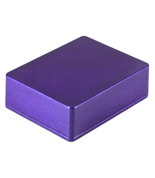 1590BB2 Style Aluminum Diecast Enclosure METALLIC CANDY PURPLE