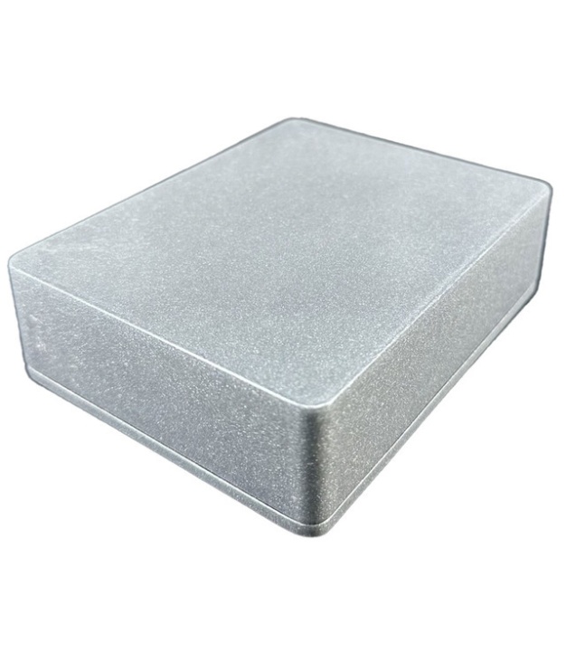 1590XX Style Aluminum Diecast Enclosure METALLIC CLEAR
