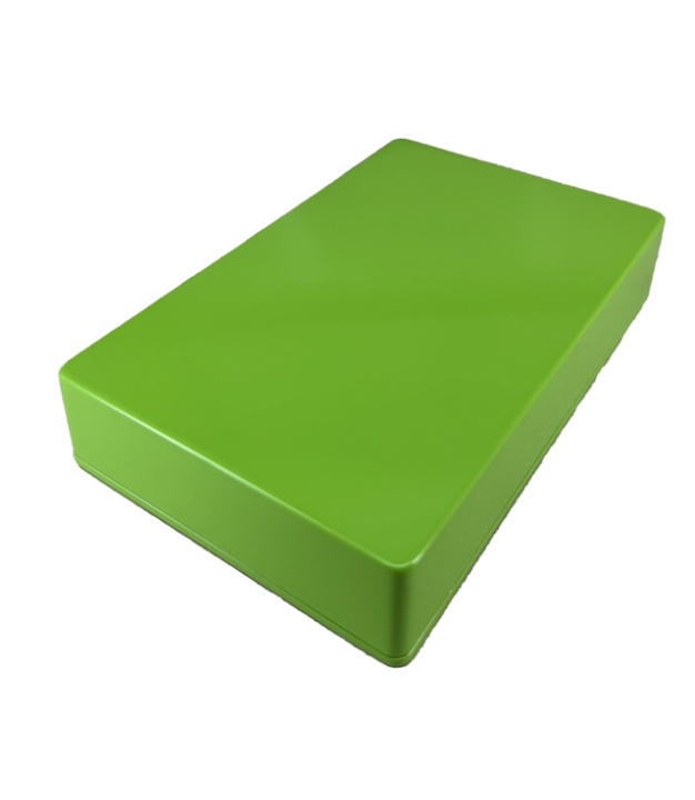1590DD Style Aluminum Diecast Enclosure LAWN GREEN