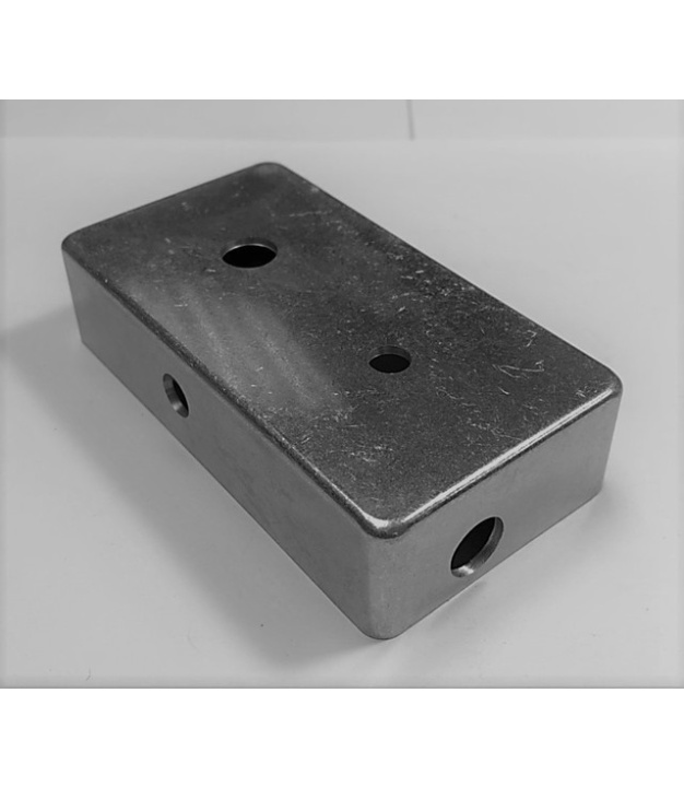 TYPE 1 DRILLED 1590B BLACK ENCLOSURE