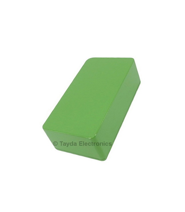 1590B Style Aluminum Diecast Enclosure Lime Green