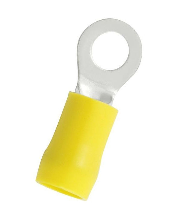 Crimp Ring Terminal Size M5 AWG 12-10