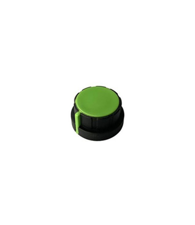 Black knob Green Top 32X16mm Shaft Hole 6.4mm