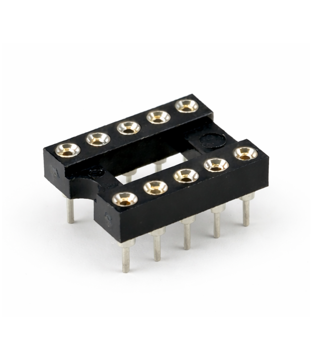 10 Pin Machine Tooled IC Socket