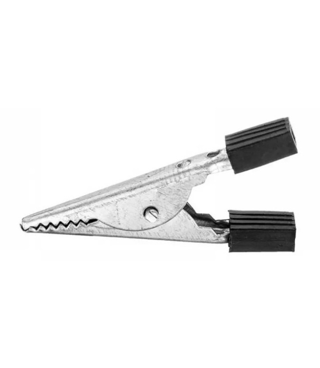 Insulated Crocodile Clip Black Color 50mm 10A 