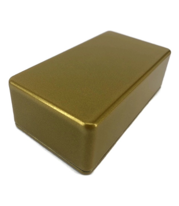 125B Style Aluminum Diecast Enclosure METALLIC GOLD