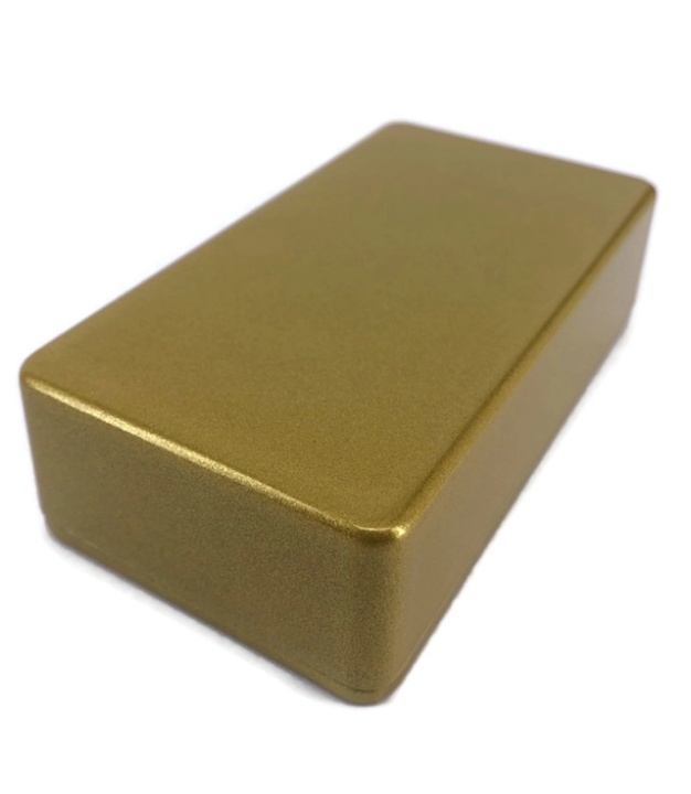 1590B Style Aluminum Diecast Enclosure METALLIC GOLD