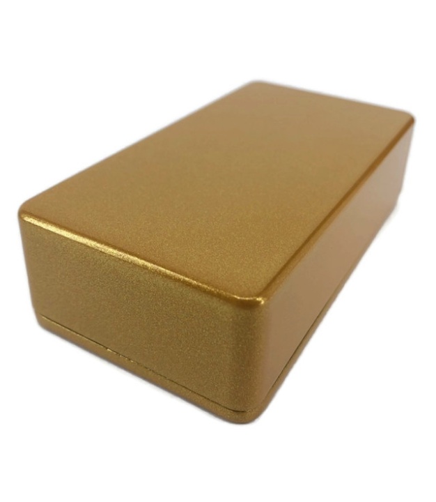 1590B Style Aluminum Diecast Enclosure METALLIC DARK GOLD