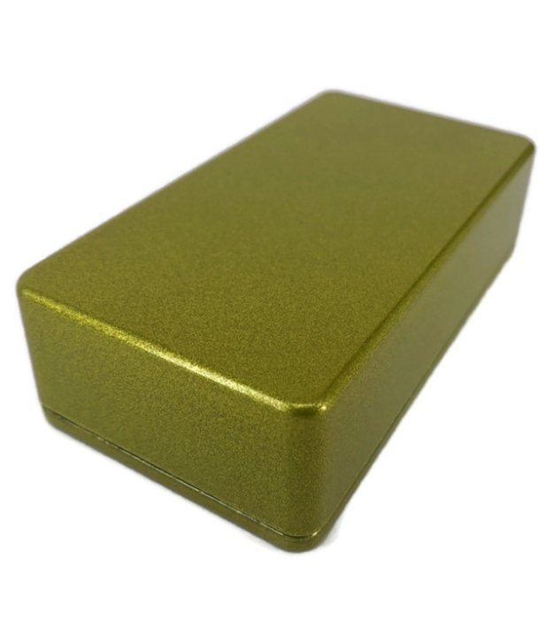 1590B Style Aluminum Diecast Enclosure METALLIC CANDY YELLOW