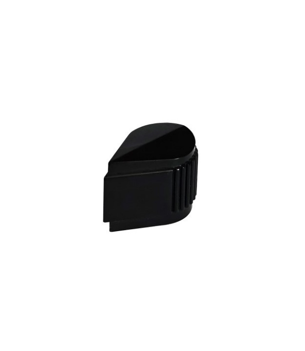 Daka-ware Pointer Black Knob 24x18mm Shaft 6.4mm