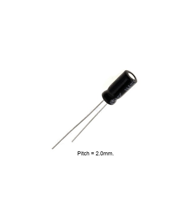 3.3uF 50V 105C Aluminum Electrolytic Capacitor 5x11mm AISHI Bi-Polarized