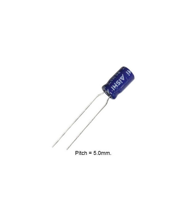 47uF 35V 105C Aluminum Electrolytic Capacitor 5x11mm AISHI Long Life 