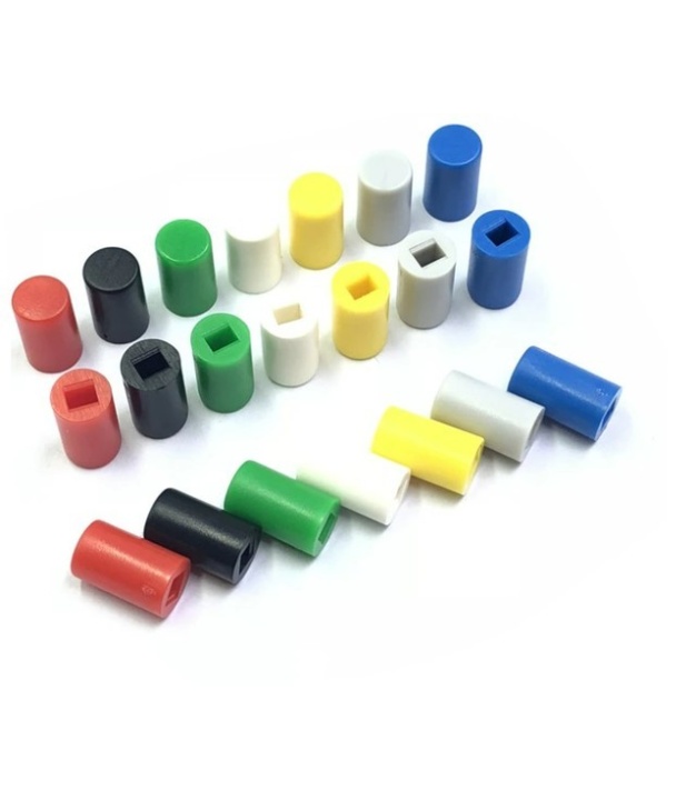 Push Button Switch Caps Black Color 6x10mm 