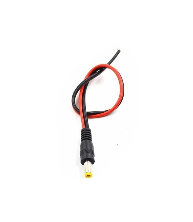 DC Power Jack 2.1x5.5mm Male With Wire Cable 
