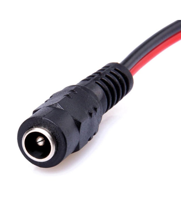 DC Power Jack 2.1x5.5mm female With Wire Cable 