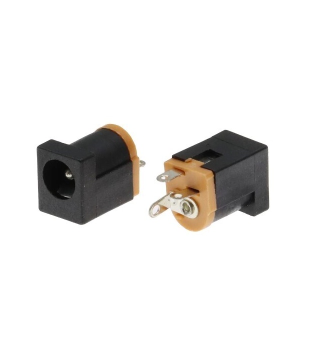 DC Power Socket 5.5x2.1mm 180C Vertical