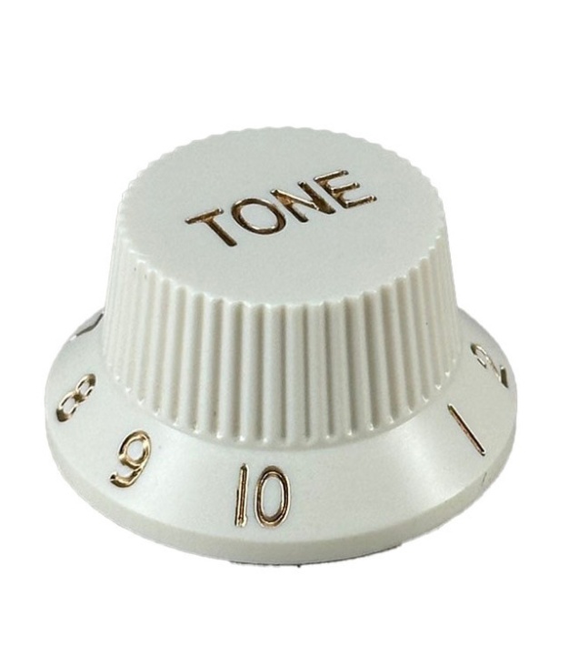 Tone Gold With White Knob With number 1 to 10 Shaft 6mmx18T