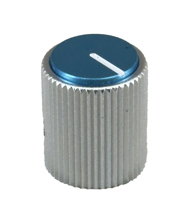 Aluminum Silver Body Blue