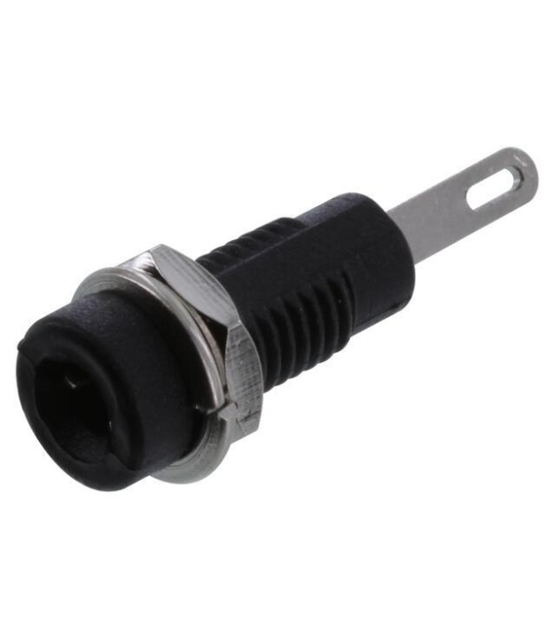 2mm Banana Male Plug Black MULTICOMP