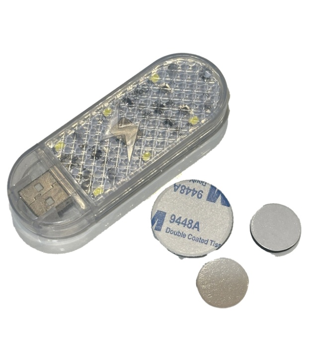 White LED Car Mini Touch Light USB
