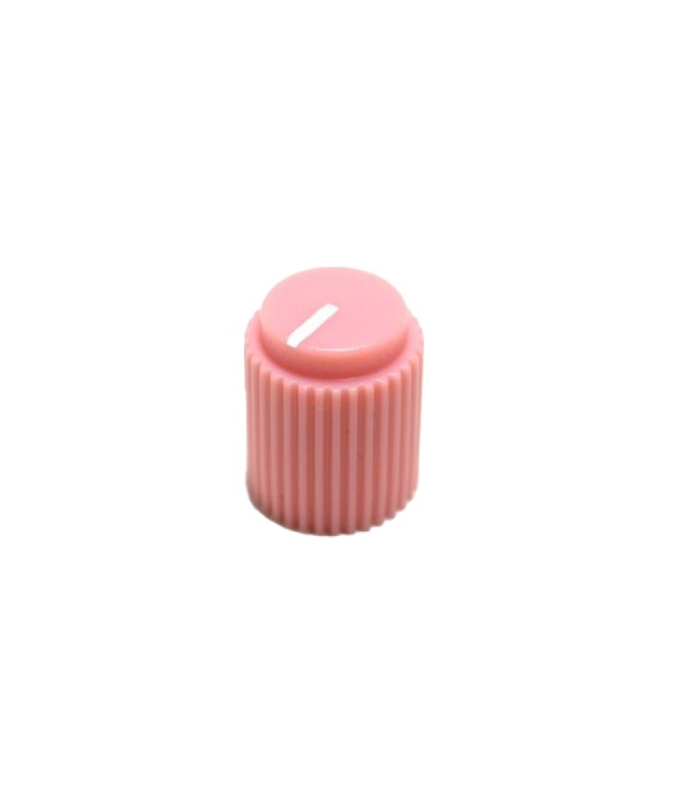 Ripple knob Light Pink 14x17mm Shaft