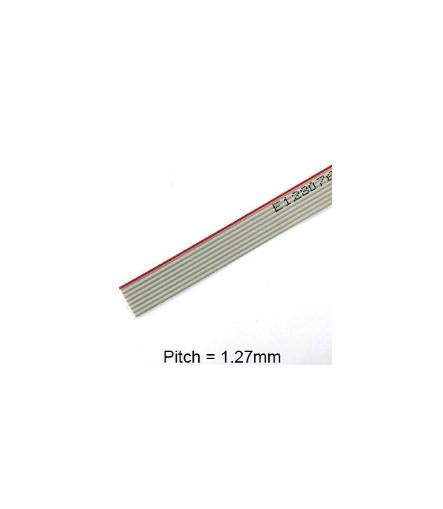 AWG 28 8 Conductor Flat Ribbon Cable 1FT (30cm) 