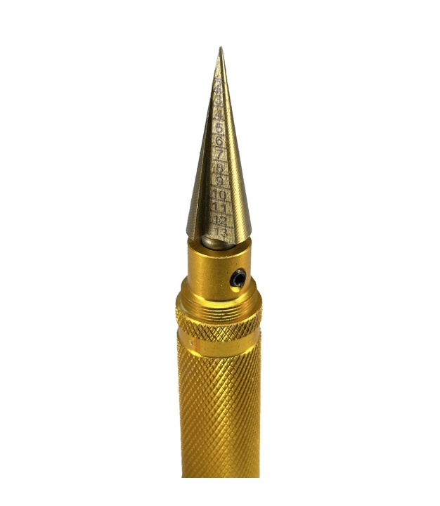 1-13mm Metal Iron Hole Drilling Tool Gold Color