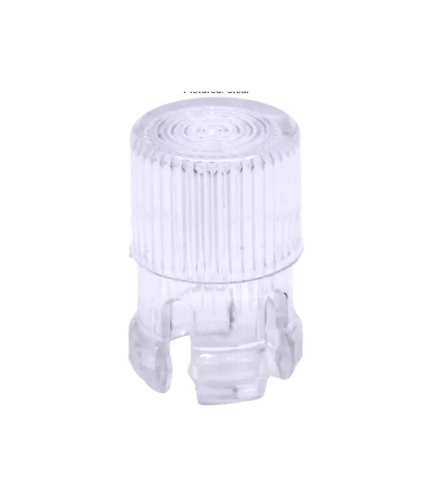 Flat cylindrical 5mm LED Lampshade Protector Clear Plastic Clip