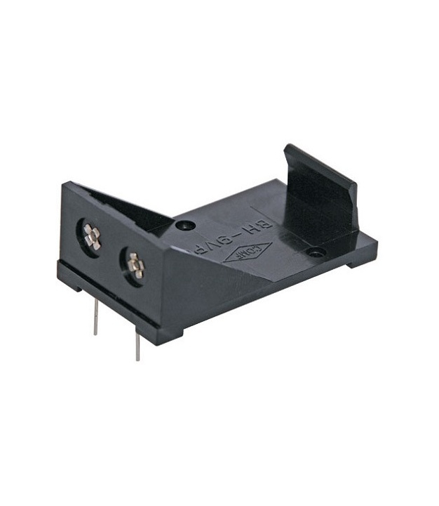 9V Battery Holder with PCB pin