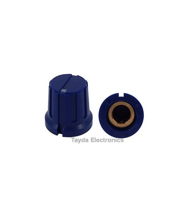 KN8F Blue Knob 16x15mm Shaft Diameter 6.00mm