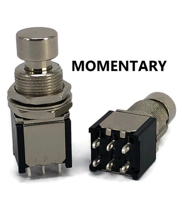 DPDT Compact Stomp Foot / Pedal Switch Momentary