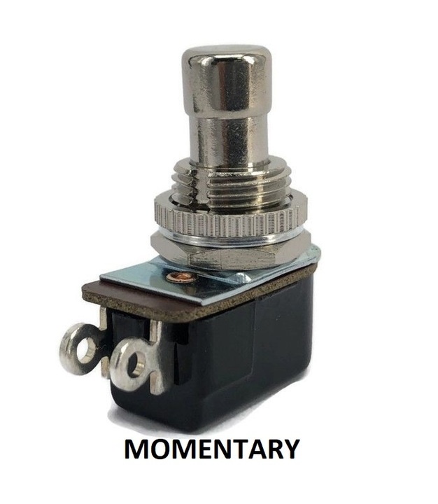 SPST Momentary Soft Touch Short Shaft Push Button Stomp Foots / Pedal Switch