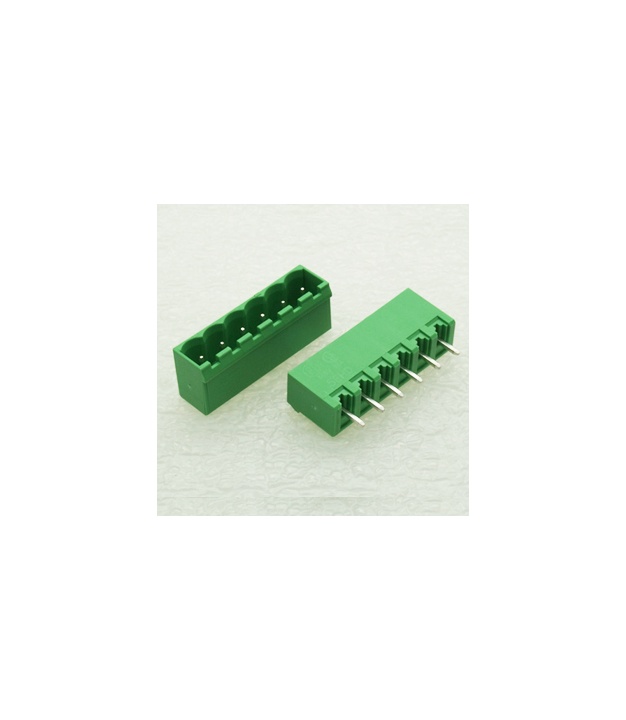 6 Pin Male Plug-In Type Terminal Block 5mm Side Close 5EHDVC