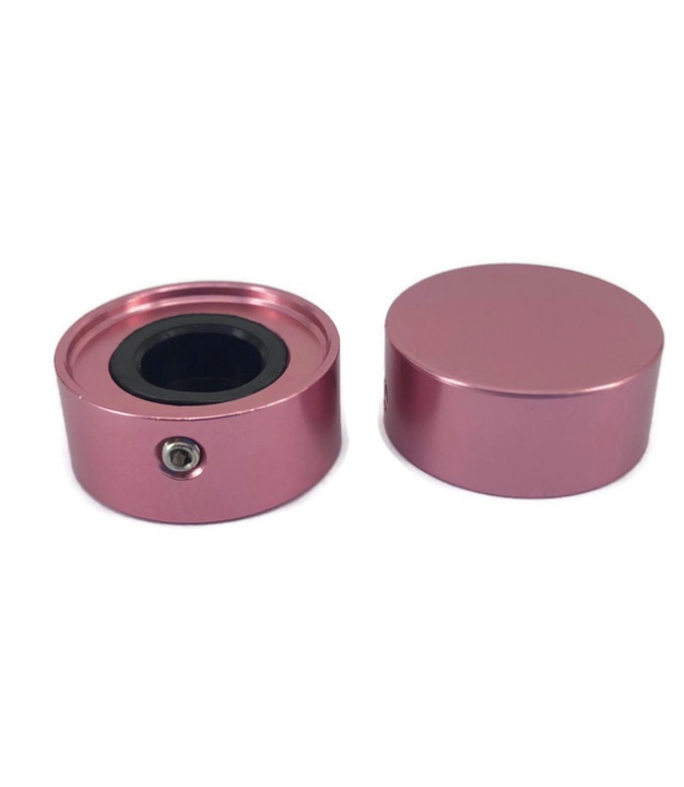 KN2310 Pink Foot Switch  Aluminium Knob 23x10mm