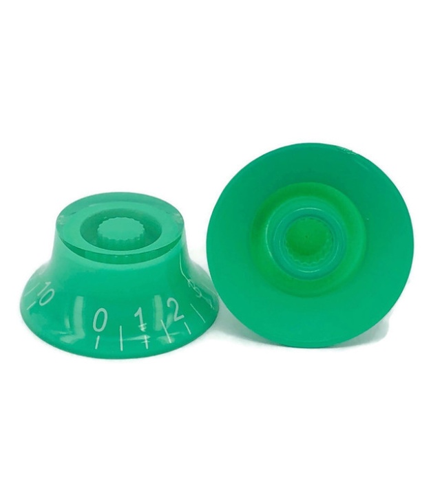 Green Gibson Style Knob with White Numbering 0 to 10