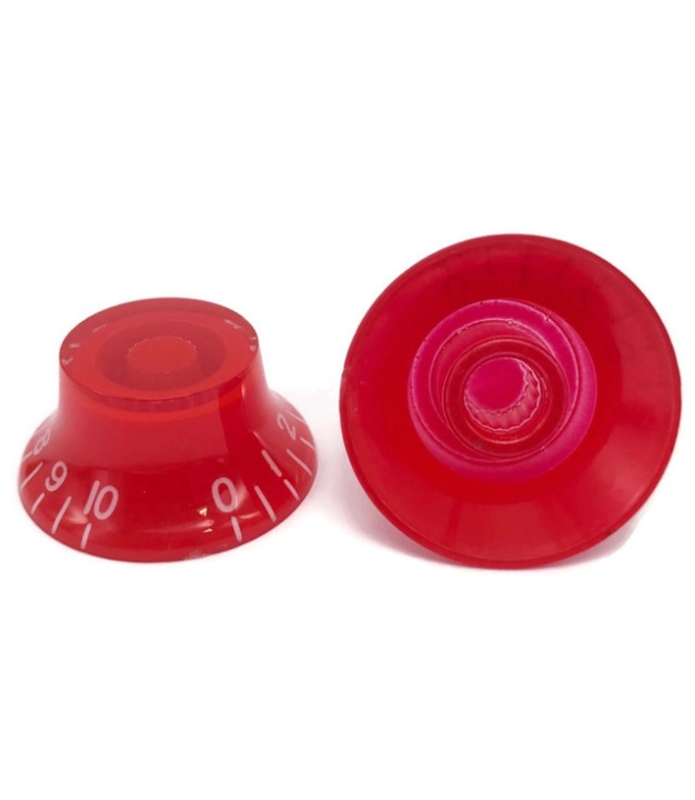 KN-2613 Red Gibson Style Knob with White Numbering 0 to 10