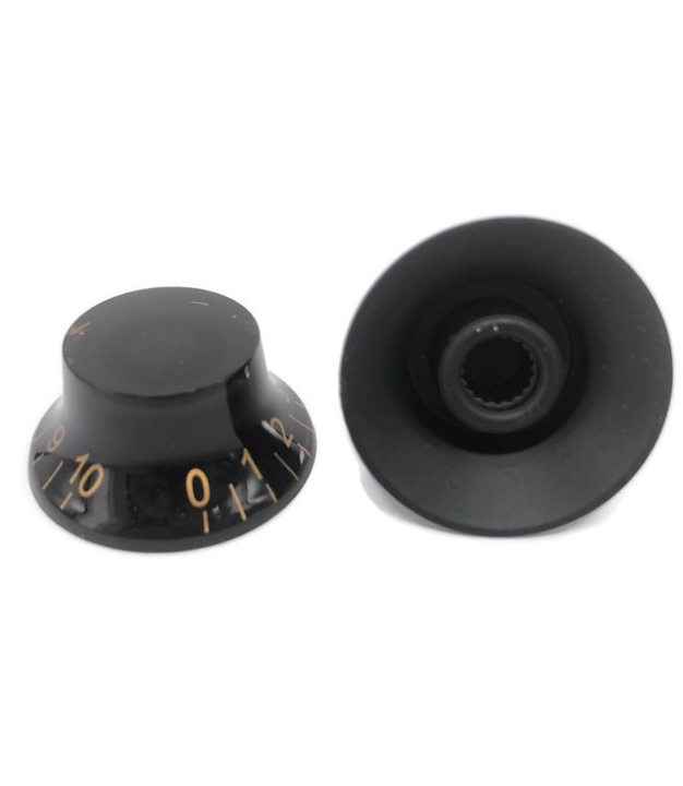 KN-2613 Black Gibson Style Knob with Gold Numbering 0 to 10