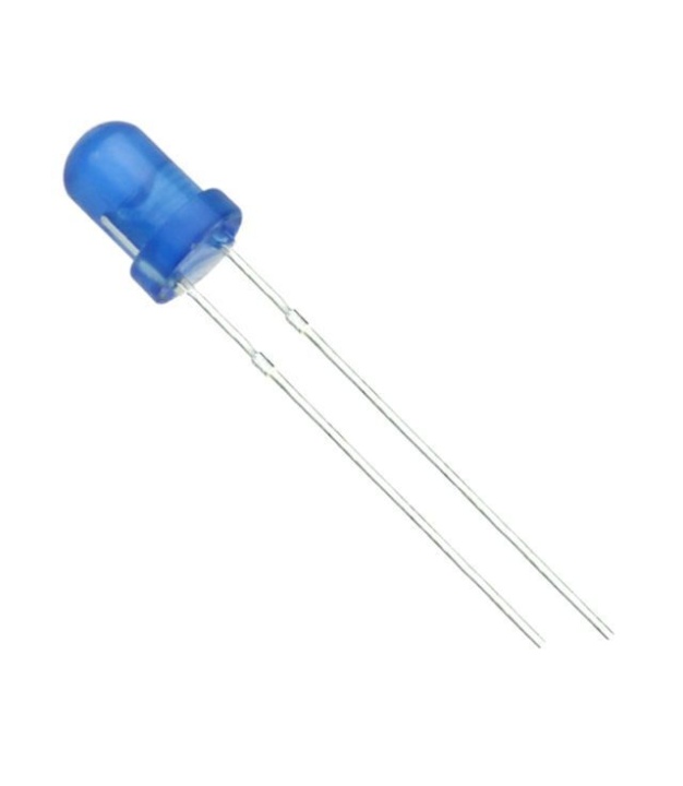 LED 3mm Blue Short Pins