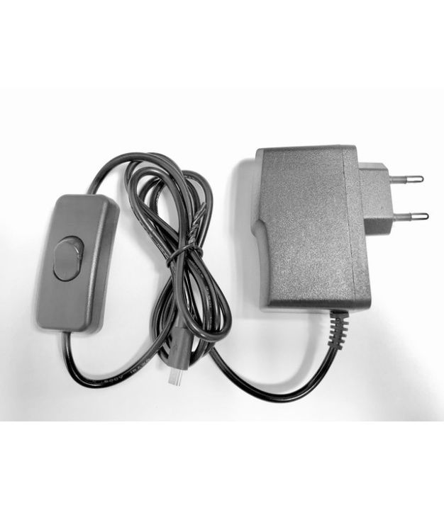 SPF-888 AC 100V-240V to DC 5V 3A Micro USB Power Supply Adapter EU Plug ON/OFF Switch 