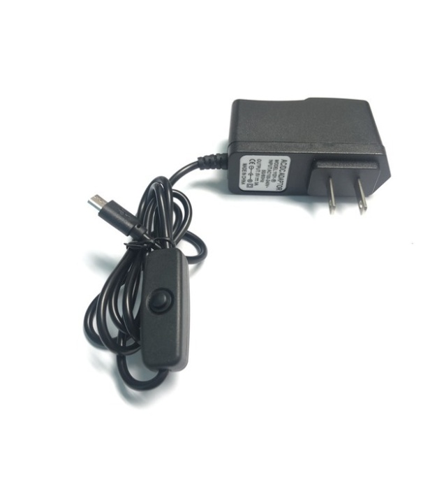 YGY AC  100V-240V to DC 5V 3A Micro USB Power Supply Adapter US Plug On/Off Switch Button 
