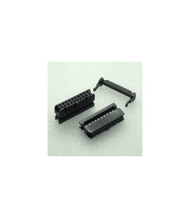IDC Socket Connector 2.54mm 2*10 Pin Single Contact