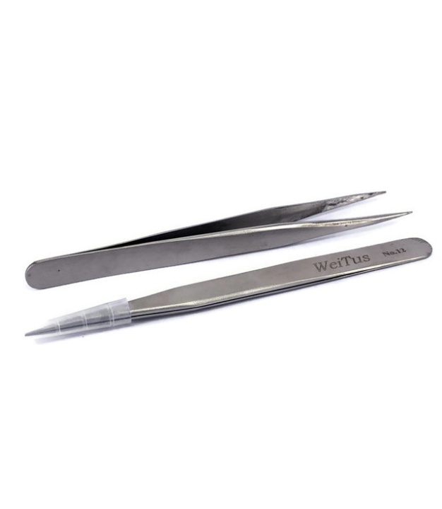  Stainless Steel Tweezers No.12