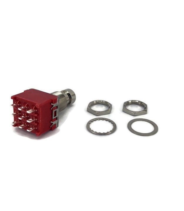 3PDT Stomp Foot / Pedal Switch FK Series On-On Latching